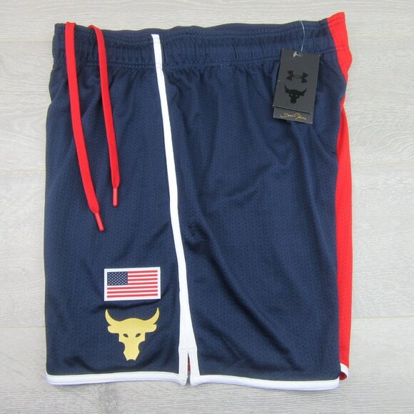 Under Armour Project Rock Training RWB Shorts Men's Size Large NEW - Picture 3 of 12